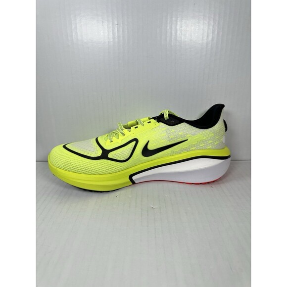 Size 10.5 Nike ZoomX Vomero 17 Volt/Black/White Performance Running Sneaker NEW